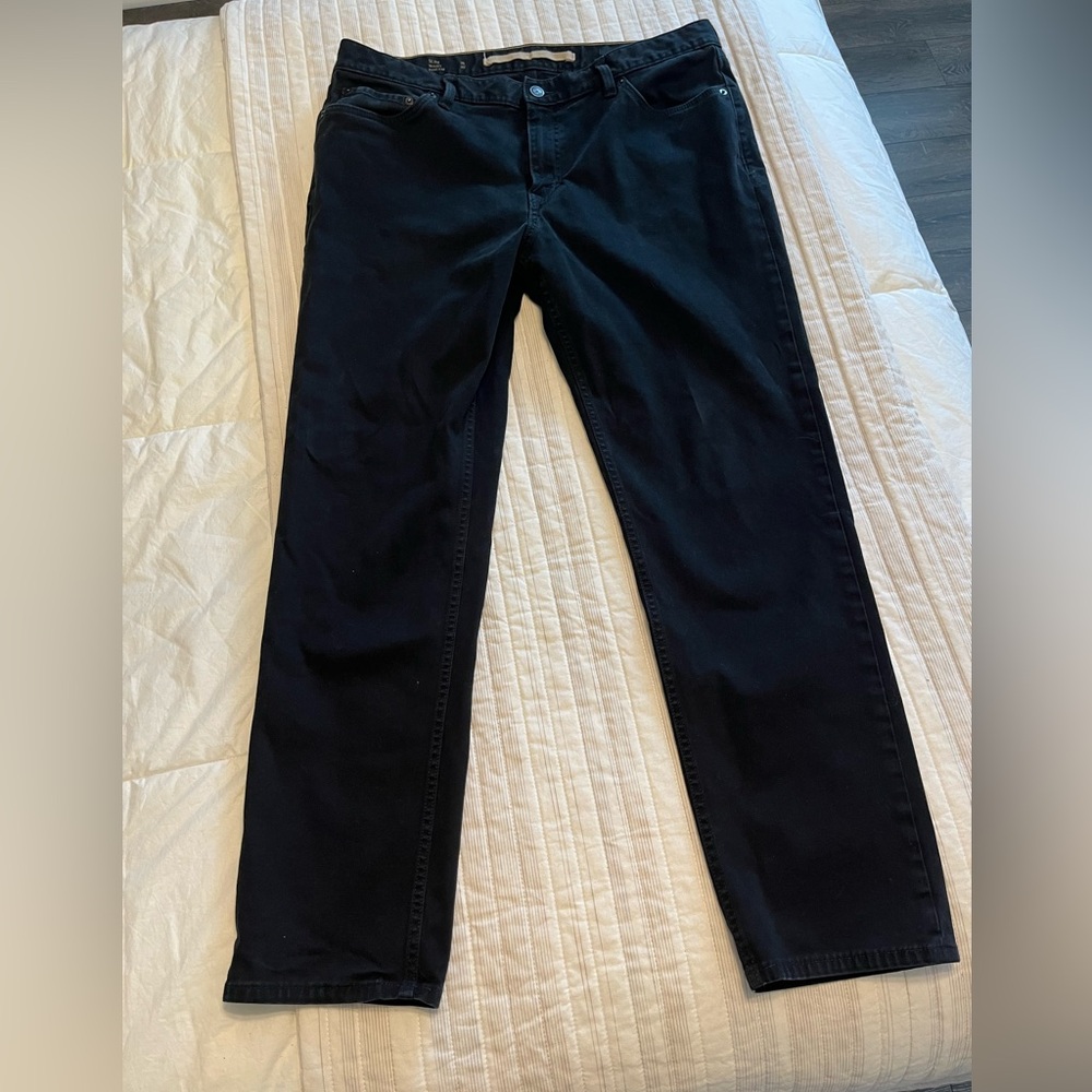 Banana Republic Black Slim Traveler Pants